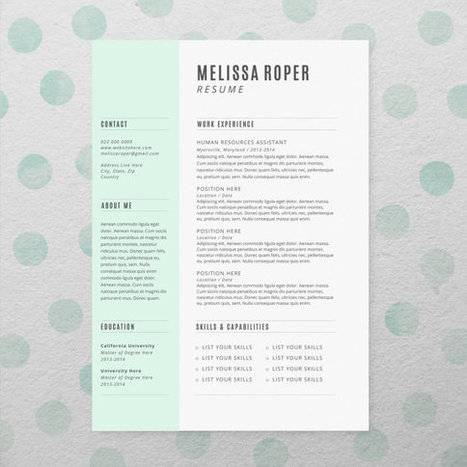 CV : comment faire simple et beau ? | La lettre de Toulouse | Scoop.it