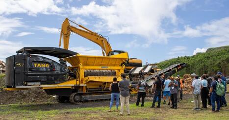 CNMI showcases new 30-ton shredder to support disaster recovery and waste management | Local News | mvariety.com | Industry 411 - Waste Management | Scoop.it