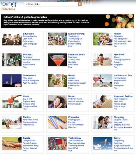 Bing publie un annuaire des meilleurs sites du Web - Abondance | François MAGNAN  Formateur Consultant | Scoop.it