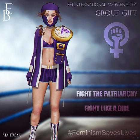 Fight The Patriarchy Outfit International Women&rsquo;s Day 2022 Group Gift by Belle Epoque | Teleport Hub - Second Life Freebies | Second Life Freebies | Scoop.it