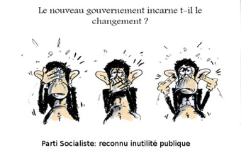 Dessin: la politique de changement du PS en France | Dessins de Presse | Scoop.it