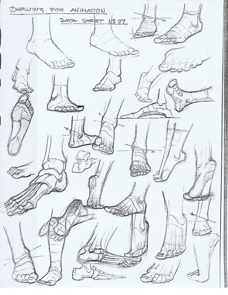 One Step at a Time - Feet Drawing Reference | Drawing References and Resources | Scoop.it