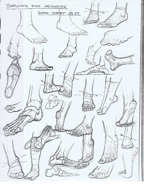 Feet Drawing Reference Guide | Drawing References and Resources | Scoop.it