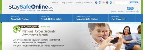 National Cyber Security Awareness Month  | StaySafeOnline.org | 21st Century Learning and Teaching | Scoop.it