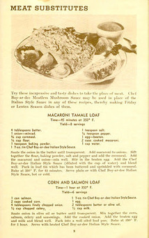 Things Your Grandmother Knew: Meatless Italian Dishes From Chef Boyardee | Vintage Living Today For A Future Tomorrow | Scoop.it