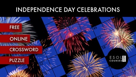 July 4 Celebrations - Medium Difficulty ESL Crossword | English Word Power | Scoop.it