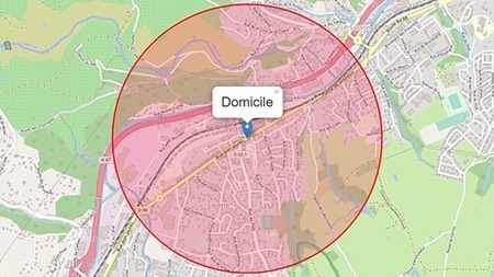 Carte de la zone de sortie à 1 km du domicile | Vallées d'Aure & Louron - Pyrénées | Scoop.it