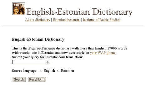 English-Estonian Dictionary - Inglise-Eesti sõnastik | 1Uutiset - Lukemisen tähden | Scoop.it