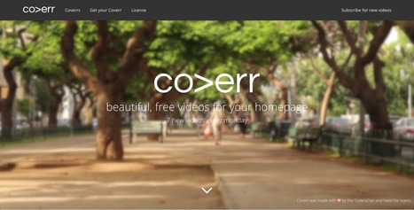 Coverr - Beautiful, free videos for your homepage | Digital Delights - Images & Design | Scoop.it