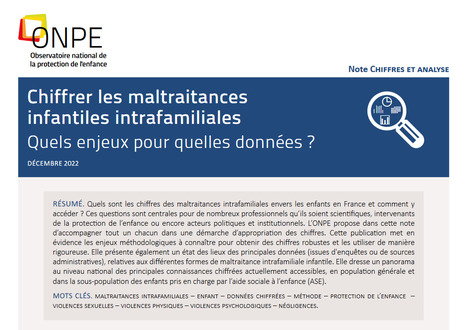 Chiffrer les maltraitances infantiles intrafamiliales | Actualités du travail social | Scoop.it
