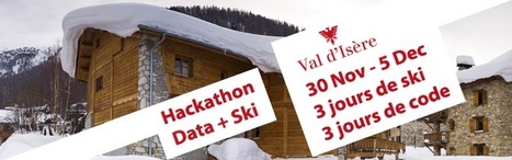 Hackathon "Data + Ski" à Val d'Isère : tous frais payés + 18 ans de forfait ski pour les gagnants | cross pond high tech | Scoop.it