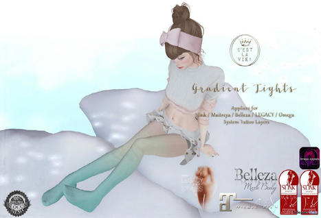 Gradient Tights Subscriber Gift by C&rsquo;est la vie! | Teleport Hub - Second Life Freebies | Second Life Freebies | Scoop.it