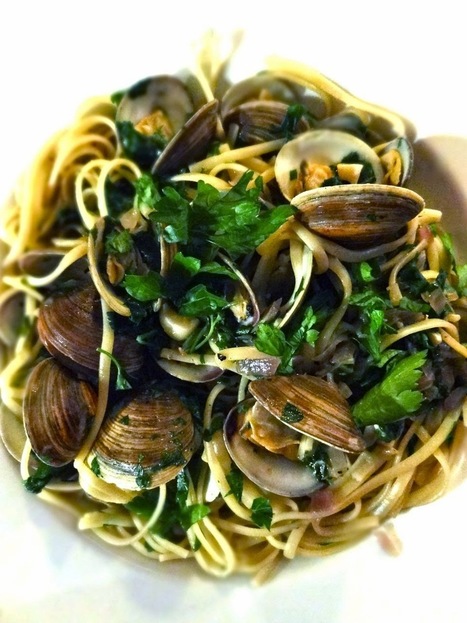 Linguine with Clams in White Wine Sauce | La Cucina Italiana - De Italiaanse Keuken - The Italian Kitchen | Scoop.it