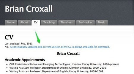 Use Dropbox to Instantly Update Your Online CV - ProfHacker - The Chronicle of Higher Education | François MAGNAN  Formateur Consultant | Scoop.it