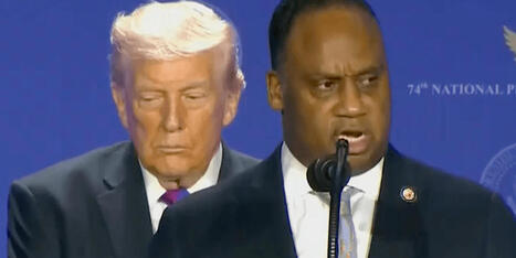 Prayer asks God to improve Trump's moral failings as president stands feet away - Raw Story | Backstabber Watch | Scoop.it