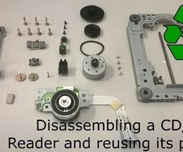 Disassembling a CD/DVD reader and reusing its parts | tecno4 | Scoop.it