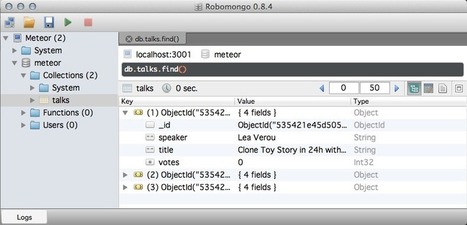 PEM: RoboMongo, the ultimate graphic admin tool for MongoDB and Meteor | Business Intelligence Insights | Scoop.it