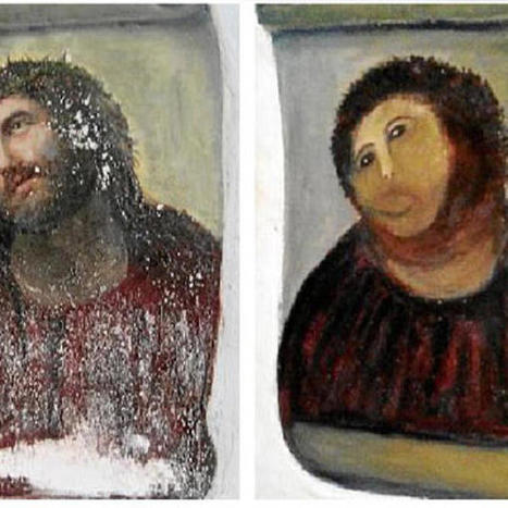 Elderly Woman Ruins 19th Century Fresco in Restoration Attempt | For Art's Sake-1 | Scoop.it