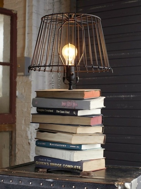 Bookish Lamp - iD Lights | 1001 Light ideas ! | Scoop.it