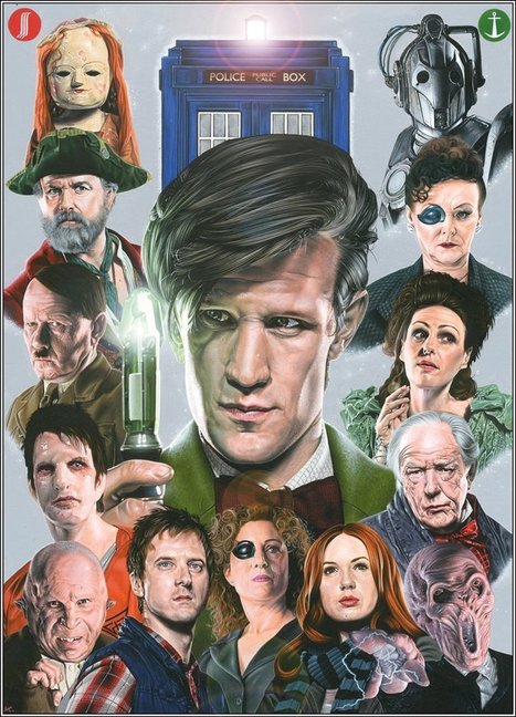 Aquarelle pour la Saison 6 de Doctor Who par Steve Caldwell | Des nouvelles de Doctor Who | Scoop.it