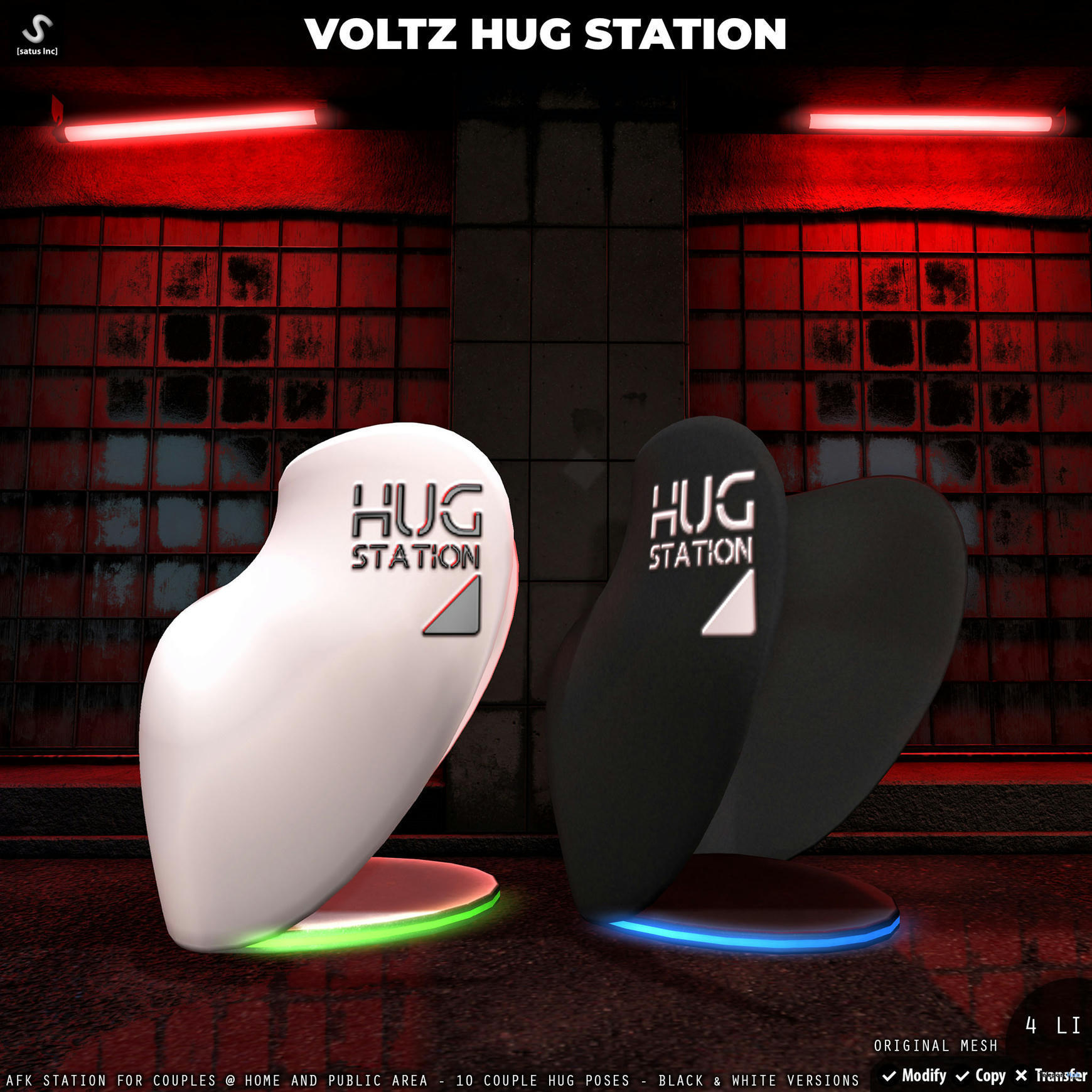 New Release: Voltz Hug Station by [satus Inc]