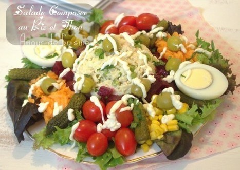 Salade composée au riz et thon / salade pour ramadan 2017 | recettes du ramadan  وصفات رمضان أطباق رمضان مطبخ رمضان | Scoop.it