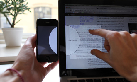 Watch This Ingenious UI Idea, For Dragging Files From Your Phone To Computer | Is the iPad a revolution? | Scoop.it