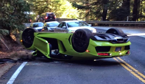 Verde Scandal Lamborghini Aventador Flips in California - GTspirit | Fast Cars | Scoop.it