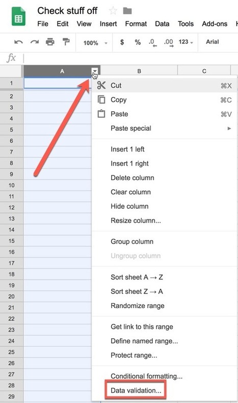 NEW - Google Sheets: Make Checkboxes via @aliceKeeler | Strictly pedagogical | Scoop.it