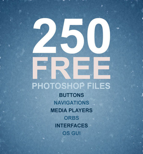 500+ Free PSD Graphics for Web Designers | photoshop ressources | Scoop.it