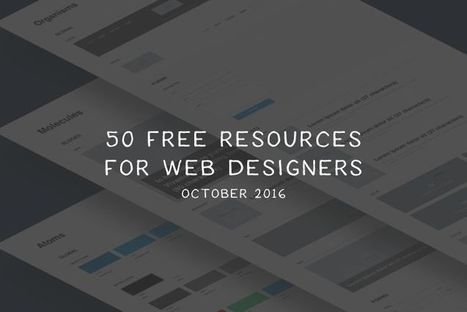 Fifty free resources for web designers for October 2016 | Creative teaching and learning | Scoop.it
