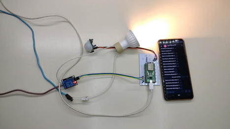 Motion detector with light, esp32 and telegram notifications  | tecno4 | Scoop.it