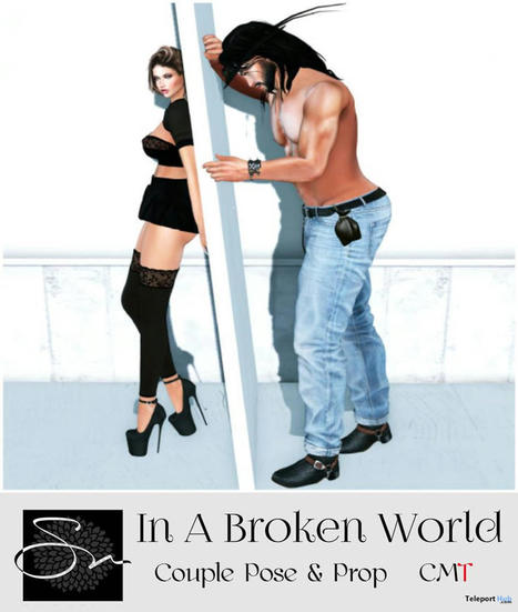 In A Broken World Couple Pose March 2022 Group Gift by Something New | Teleport Hub - Second Life Freebies | Second Life Freebies | Scoop.it