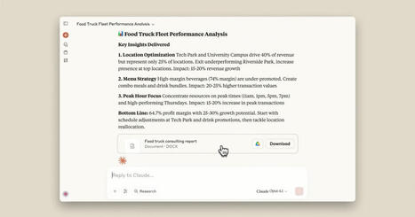 Claude peut désormais créer des PDF, des présentations et des tableaux Excel | Ressources Community Manager | Scoop.it
