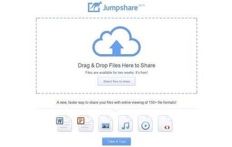 Jumpshare, comparte archivos de hasta 100 MB de forma rápida y sencilla | Las TIC y la Educación | Scoop.it
