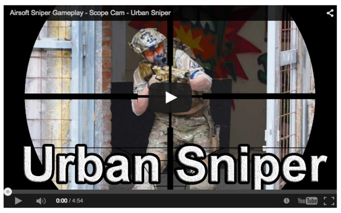 Airsoft Sniper Gameplay - Scope Cam - Urban Sniper with Novritsch on YouTube! | Thumpy's 3D House of Airsoft™ @ Scoop.it | Scoop.it