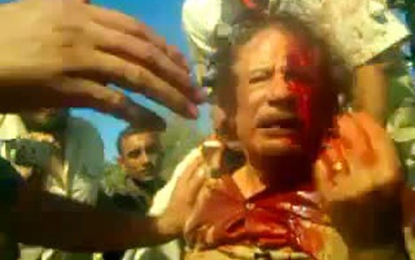 Colonel Gaddafi died after being stabbed with bayonet, says report - Telegraph | SSSC Politics  Conflict | Scoop.it