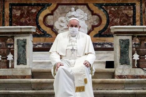 Pope Francis wears mask for first time at public service - StraitsTimes.com | Anon Hades | Scoop.it