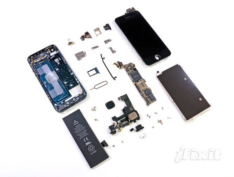 El iPhone 5 pasa por la mesa de desguace y nos muestra que será un teléfono relativamente fácil de reparar | Mobile Technology | Scoop.it