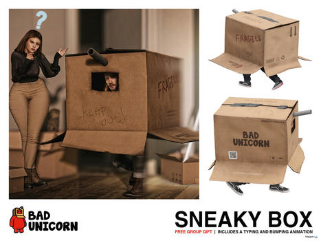 Sneaky Box April 2024 Group Gift by Bad Unicorn | Teleport Hub - Second Life Freebies | Second Life Freebies | Scoop.it