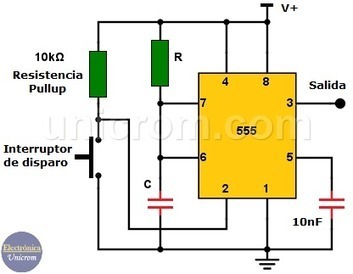 Multivibrador monoestable con 555 | tecno4 | Scoop.it