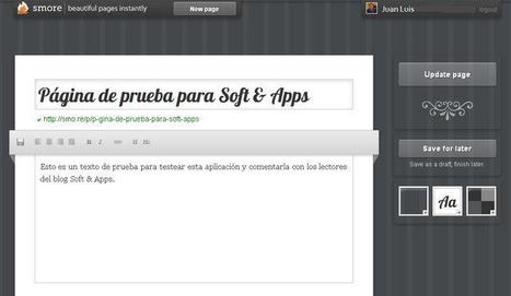 Smore, creación de sencillas webs online para usuarios inexpertos | Recull diari | Scoop.it
