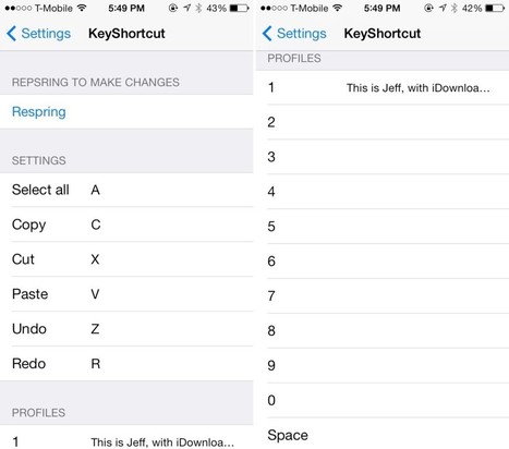 KeyShortcut Pro: add real keyboard shortcuts to iOS | Jailbreak News, Guides, Tutorials | Scoop.it