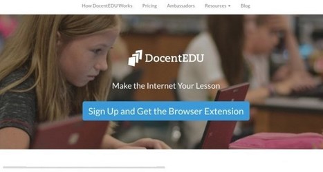 DocentEdu. Transformer n’importe quelle page web en une leçon interactive – Les Outils Tice | TICE et langues | Scoop.it