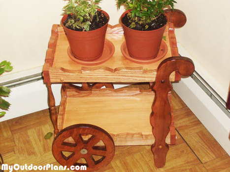 DIY Tea Cart | MyOutdoorPlans | Free Woodworking Plans and Projects, DIY Shed, Wooden Playhouse, Pergola, Bbq | Furniture Plans | Scoop.it