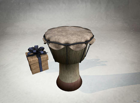 Wearable Djembe With Sound Loops September 2022 Subscriber Gift by Thunk! | Teleport Hub - Second Life Freebies | Second Life Freebies | Scoop.it
