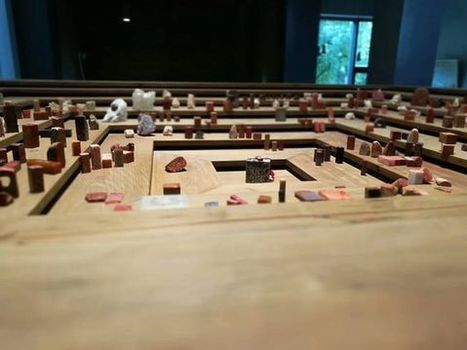 Wei Lia : nine wooden steps of literati life nested in a concrete grid, from Great Vacuity Buddha King to 258 seals | Art Installations, Sculpture, Contemporary Art | Scoop.it
