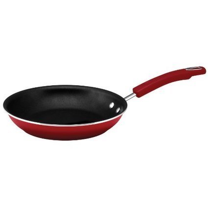 28 cm red SECRET DE GOURMET Pancake pan aluminium enamelled