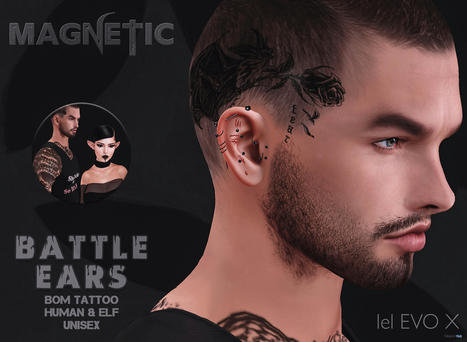 Battle Ears November 2021 Group Gift by Magnetic | Teleport Hub - Second Life Freebies | Second Life Freebies | Scoop.it