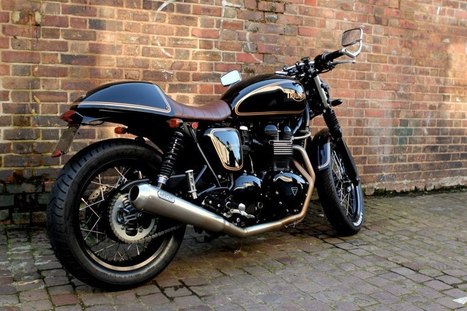 TRIUMPH THRUXTON "THE BLACK PRINCE" | Vintage Motorbikes | Scoop.it
